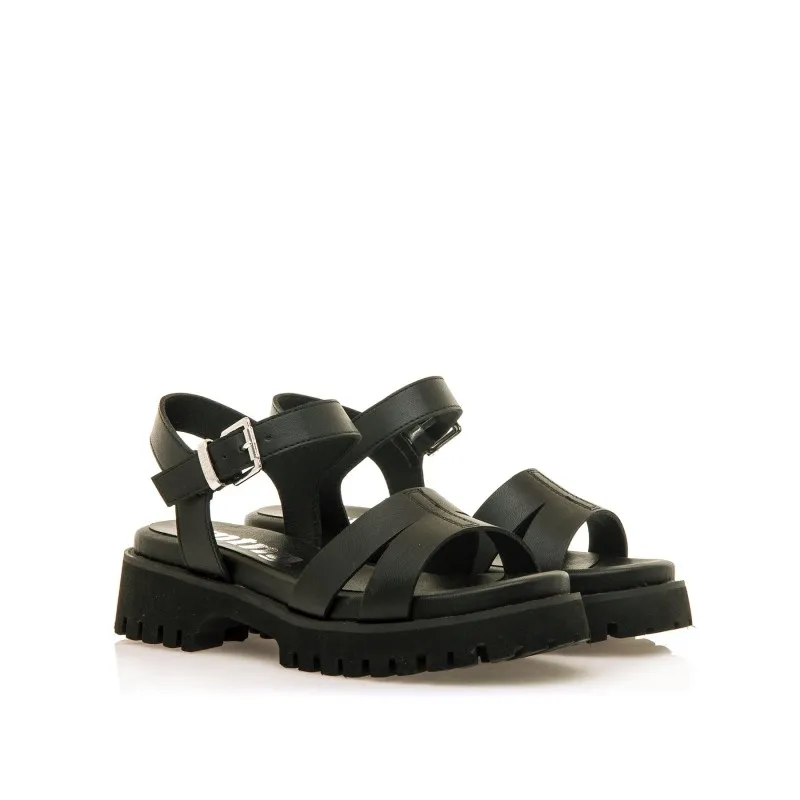 Sandalias Casual de Mujer MTNG LENOX Negro 56993