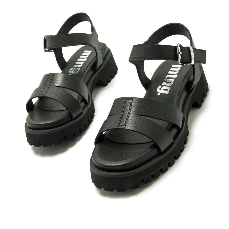 Sandalias Casual de Mujer MTNG LENOX Negro 56993