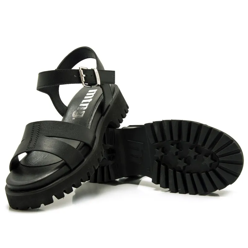 Sandalias Casual de Mujer MTNG LENOX Negro 56993