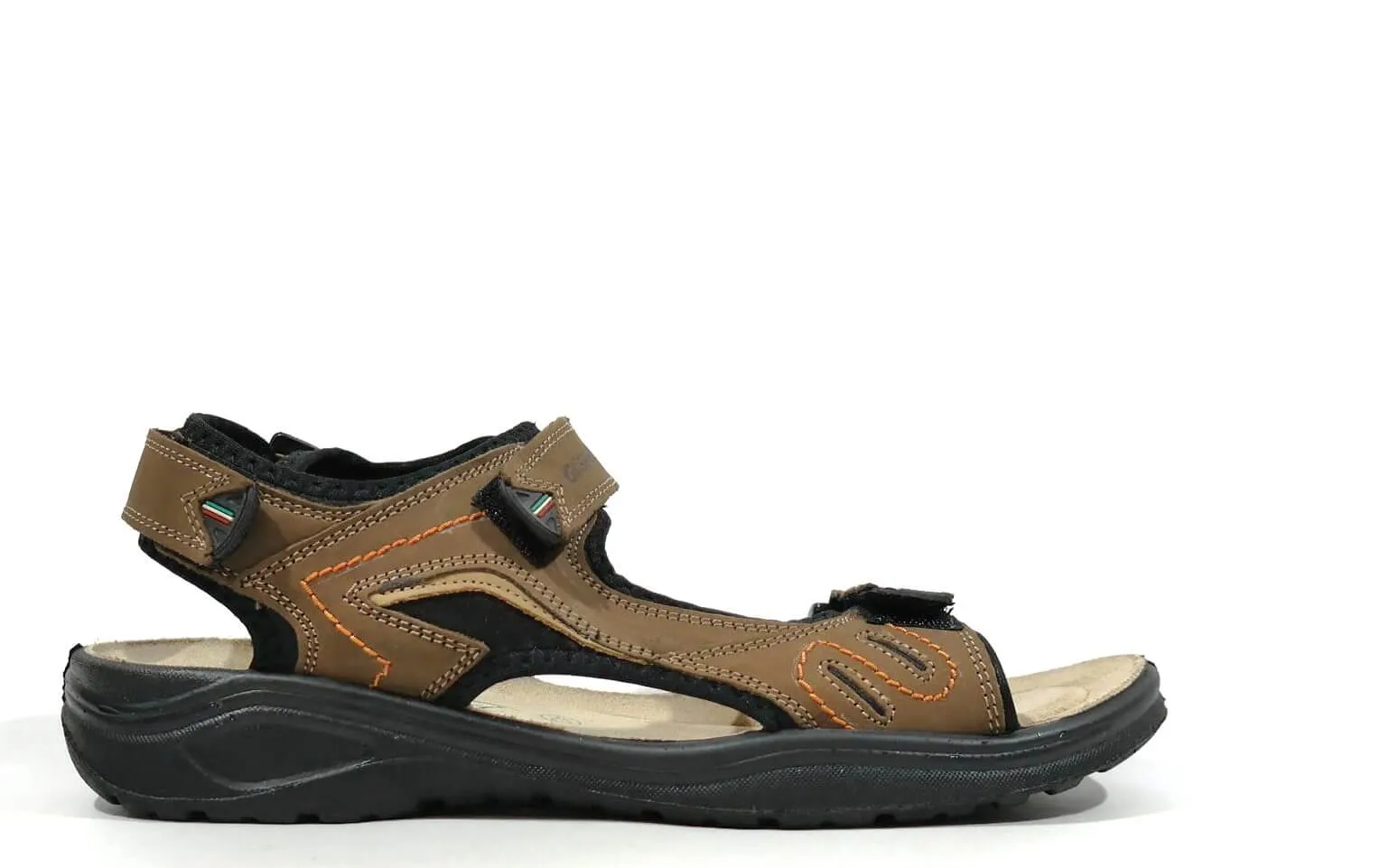 Sandalias de nobuck con cierre de velcro