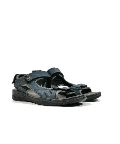 Sandalias de nobuck con cierre de velcro