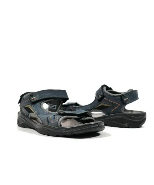 Sandalias de nobuck con cierre de velcro