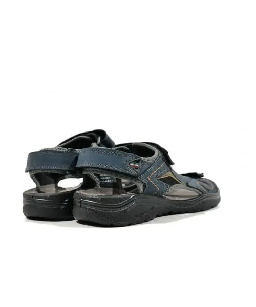 Sandalias de nobuck con cierre de velcro