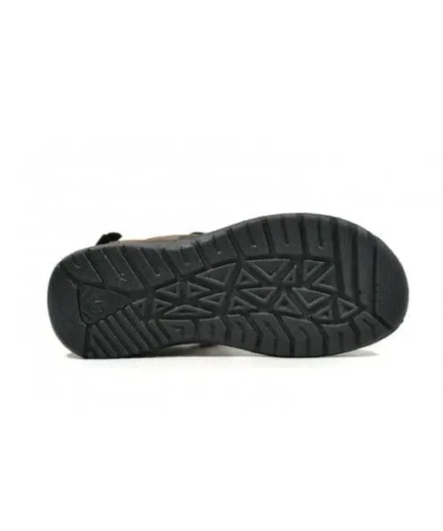 Sandalias de nobuck con cierre de velcro