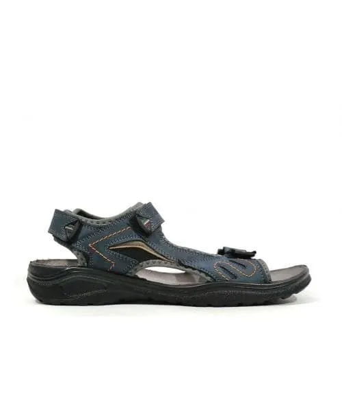 Sandalias de nobuck con cierre de velcro