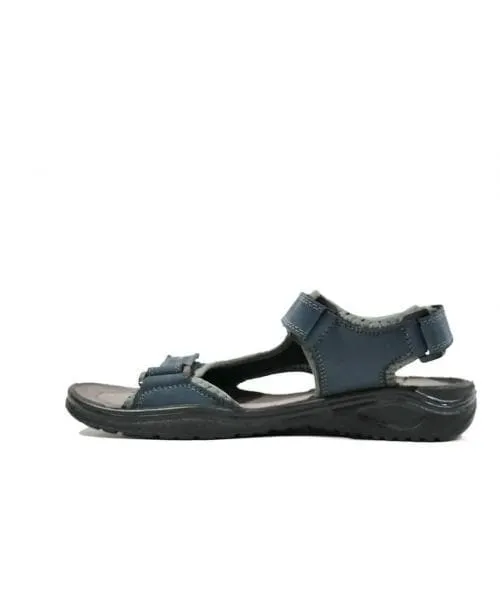 Sandalias de nobuck con cierre de velcro