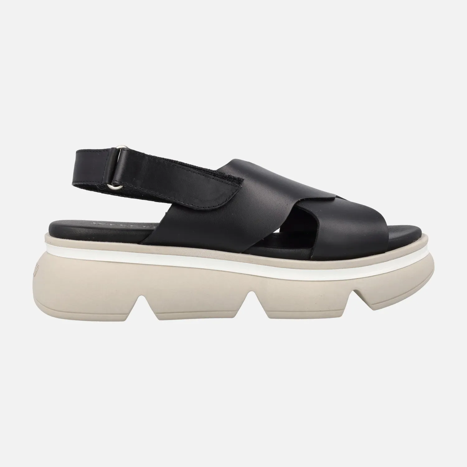 Sandalias de piel con cierre de velcro Picerno