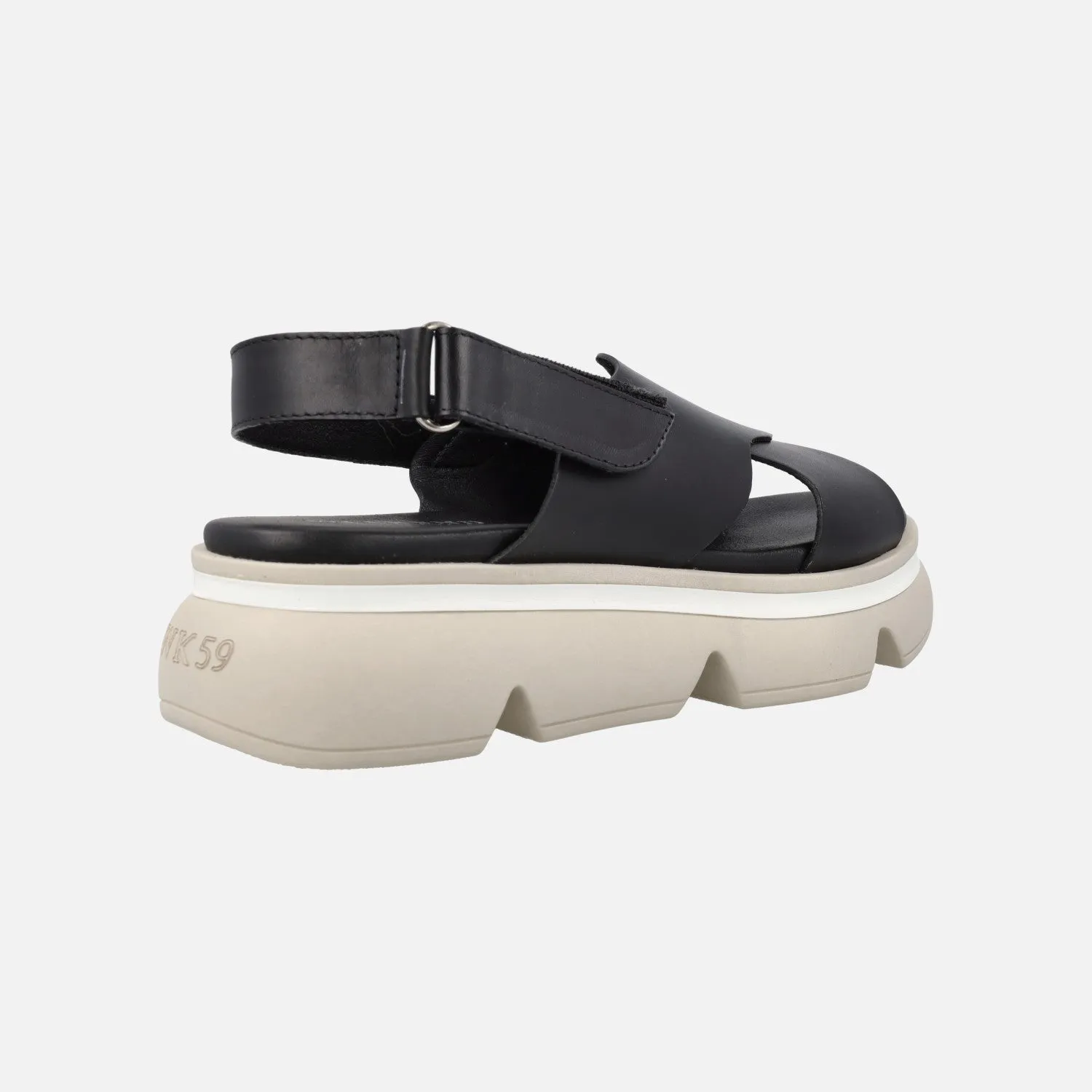Sandalias de piel con cierre de velcro Picerno
