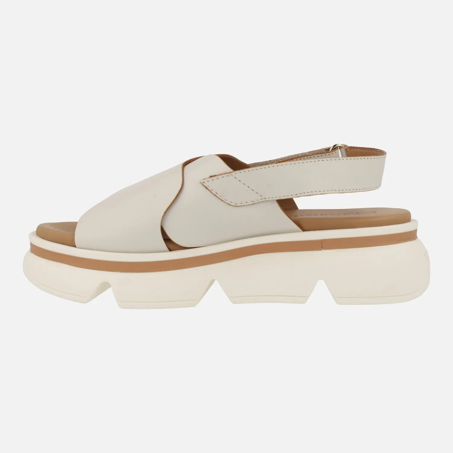 Sandalias de piel con cierre de velcro Picerno