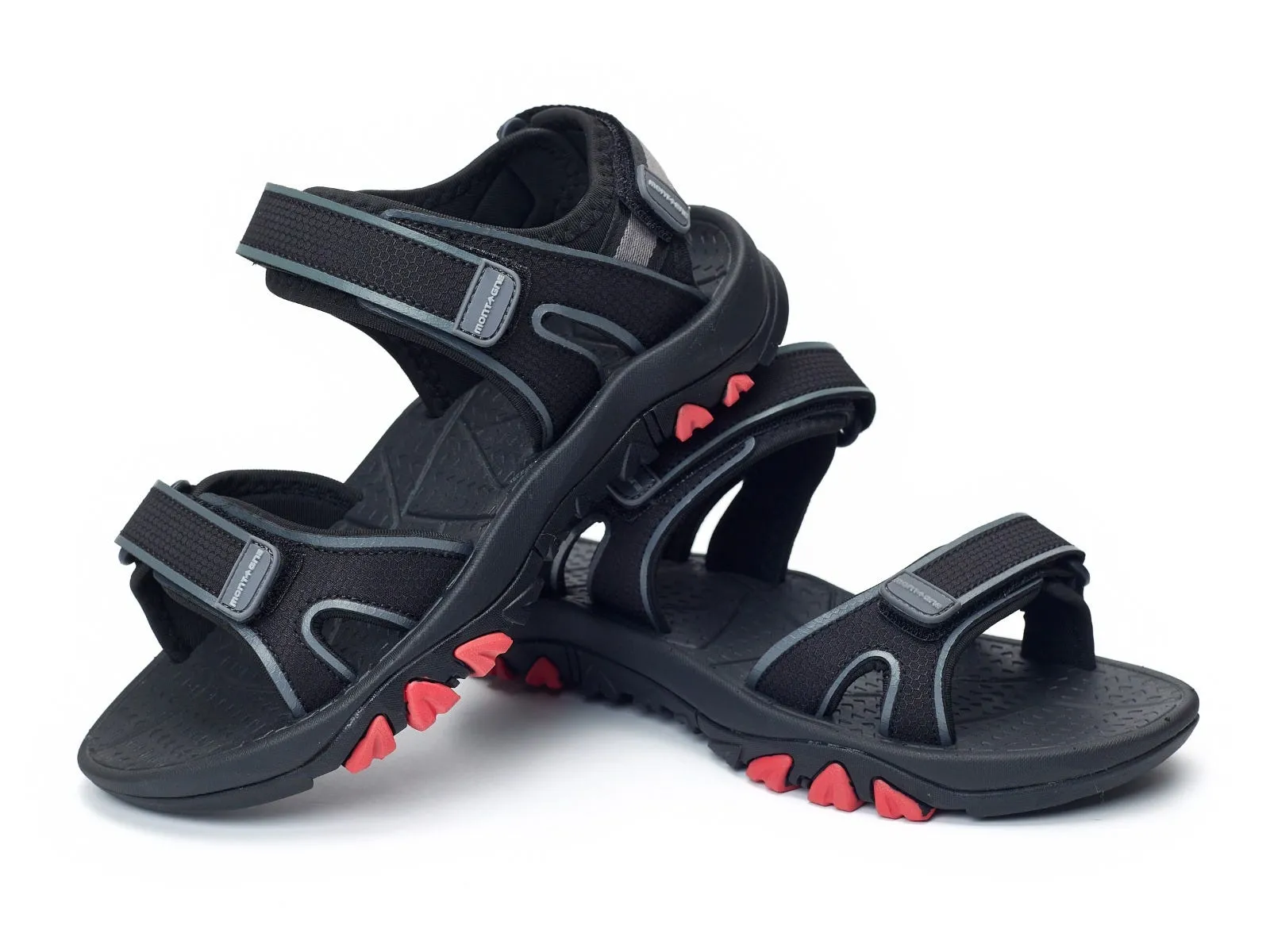 Sandalias Outdoor Mujer Montagne Fliper Negro
