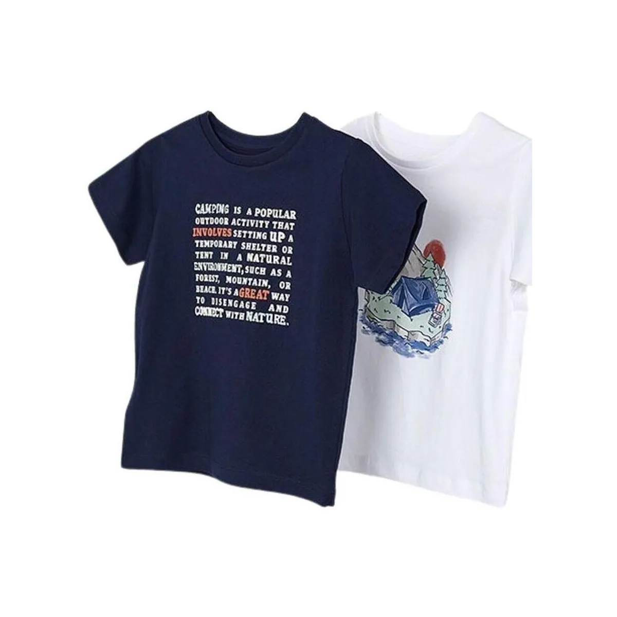 Set 2 camisetas m/c outdoor