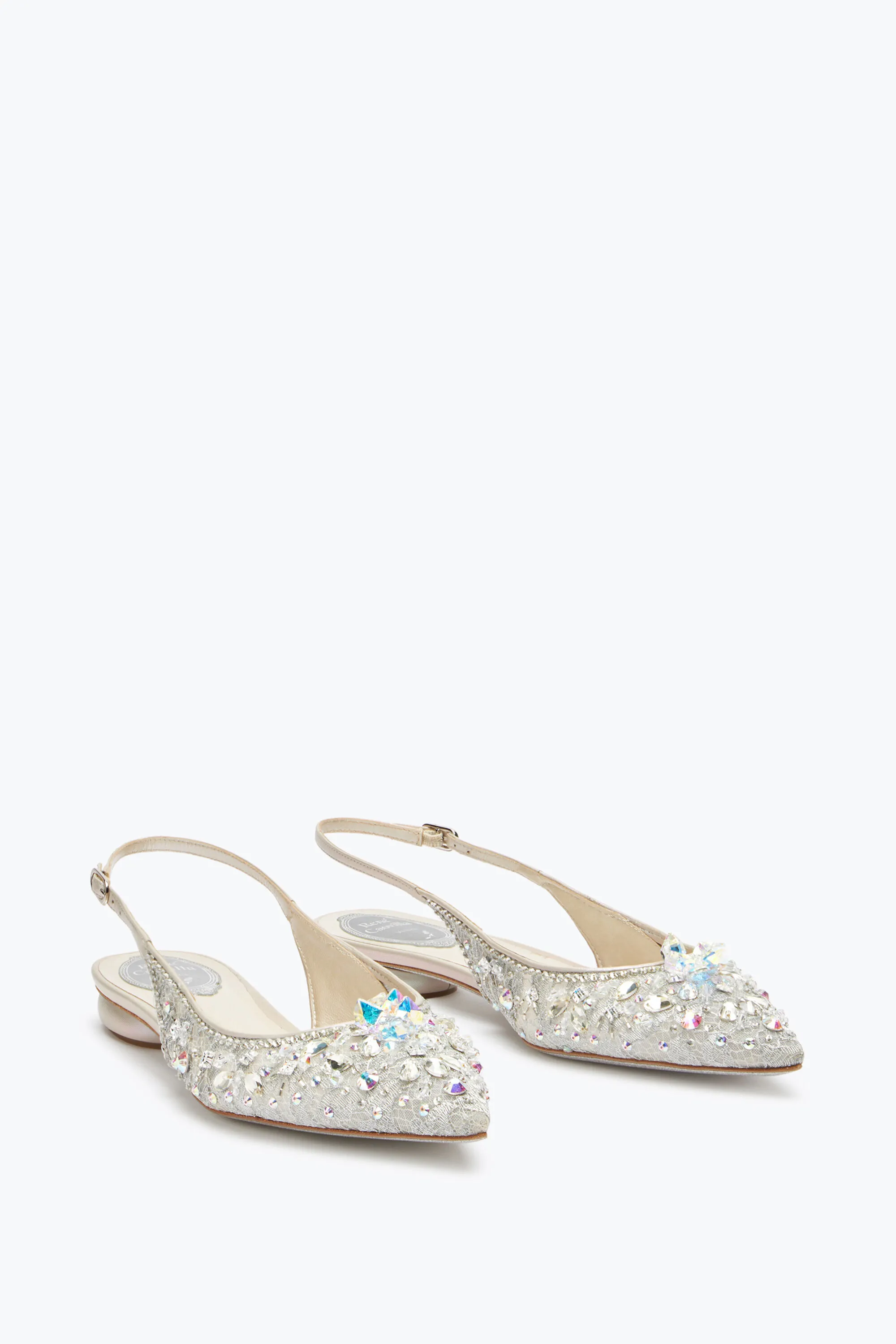 Slingback Flat Grises Cinderella