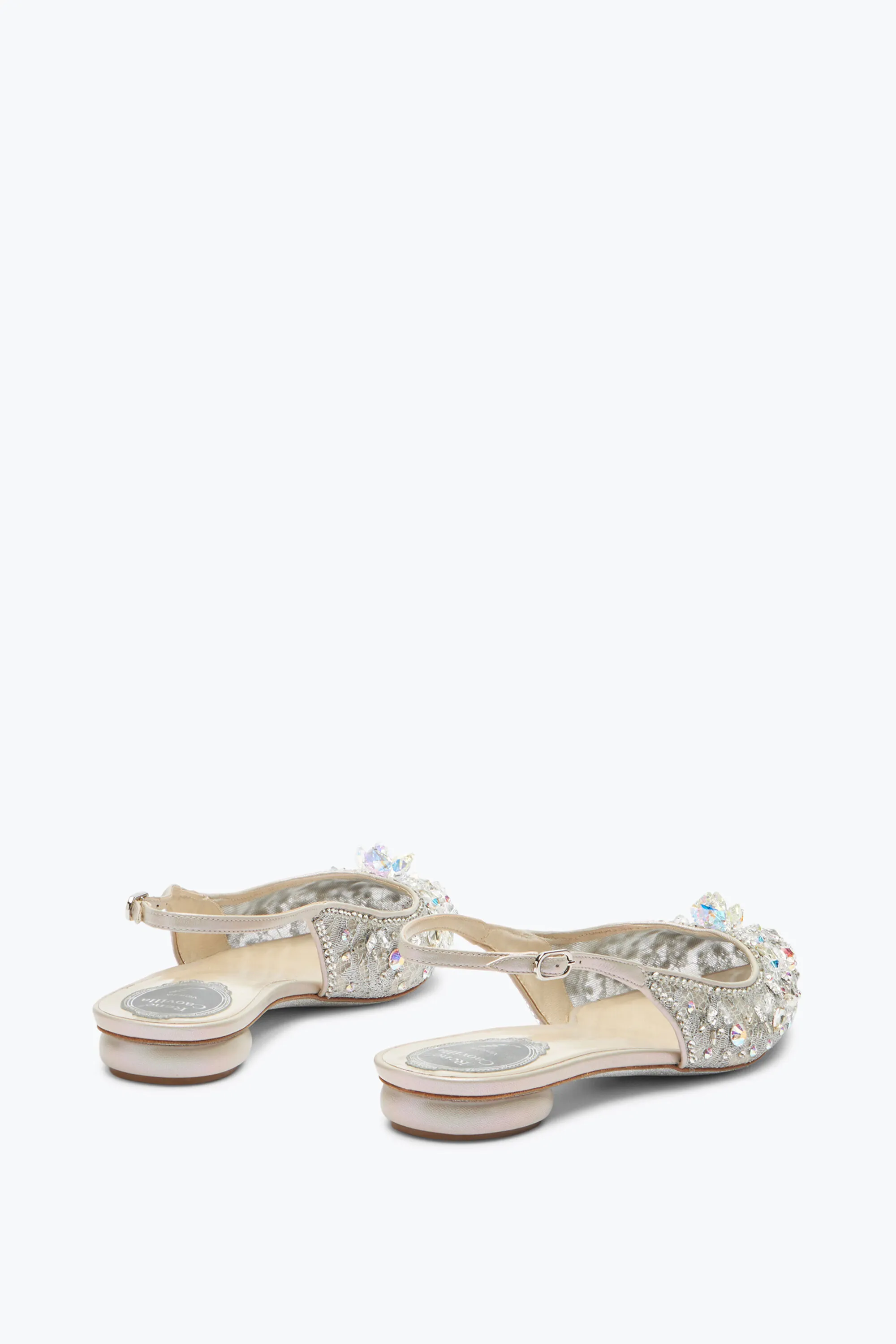 Slingback Flat Grises Cinderella
