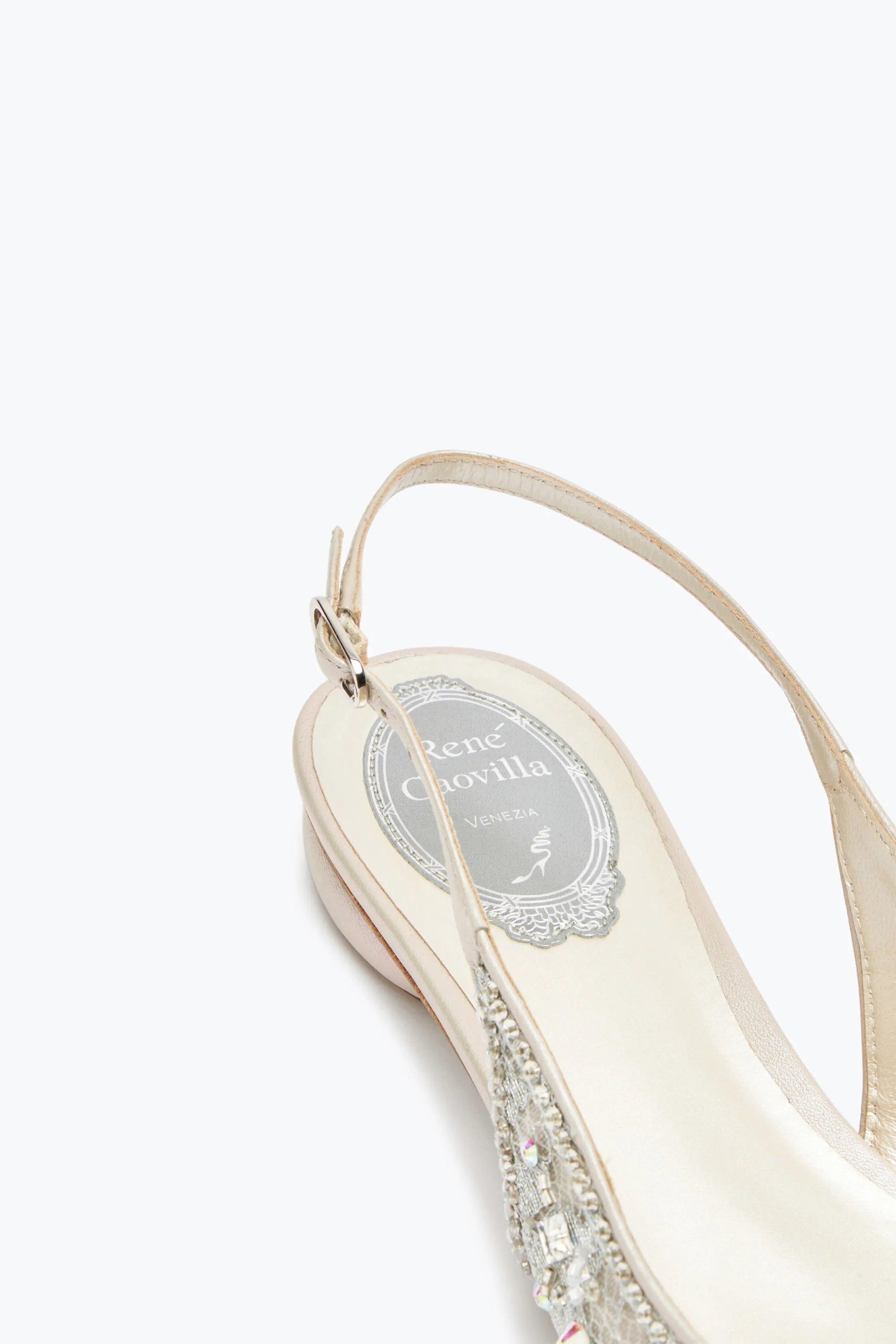 Slingback Flat Grises Cinderella
