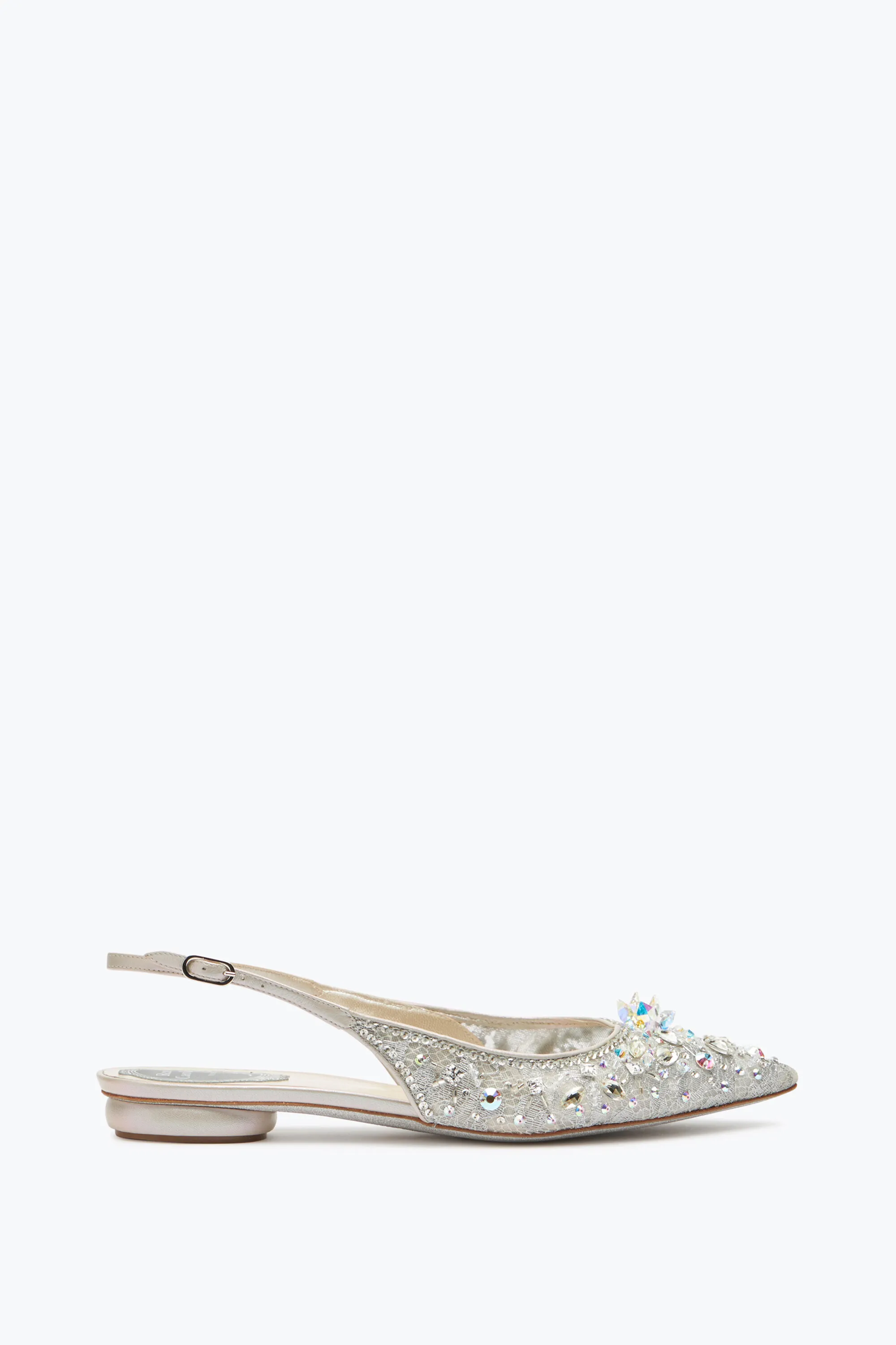 Slingback Flat Grises Cinderella
