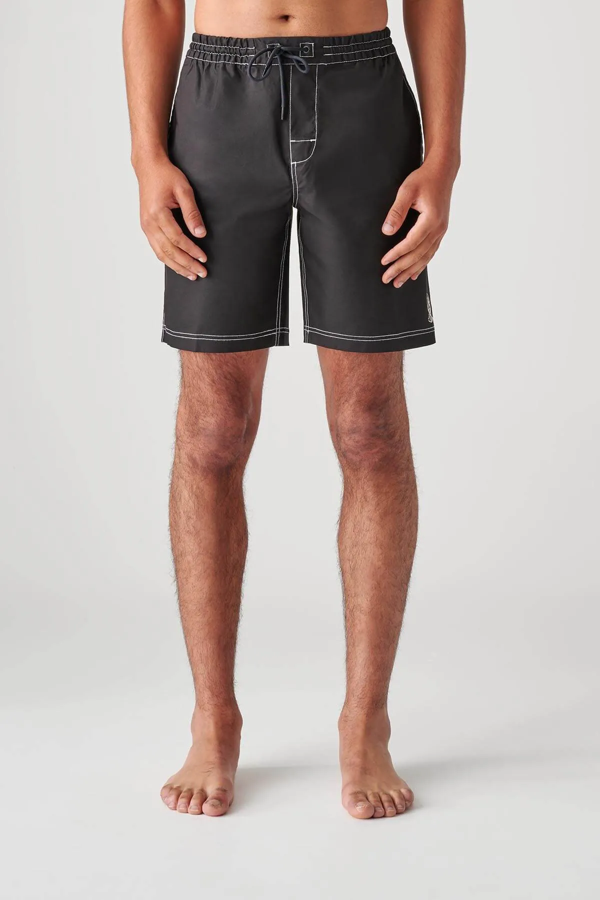 SMASHED POOLSHORT  BLACK