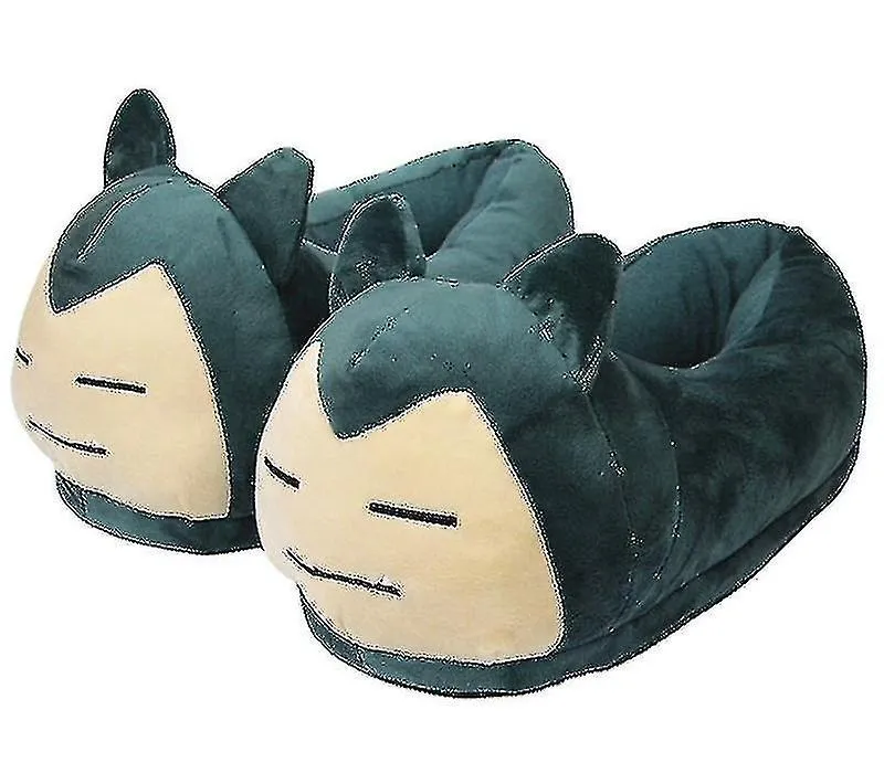 SNORLAX WINTER SLIPPERS FUNNY UNISEX ADULTS INDOOR STUFFED PLUSH SHOES EU3542