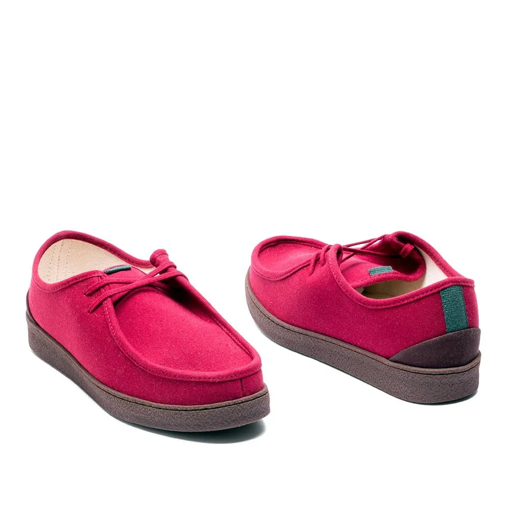 SOCRATES Mocasín vegano burdeos SOC003