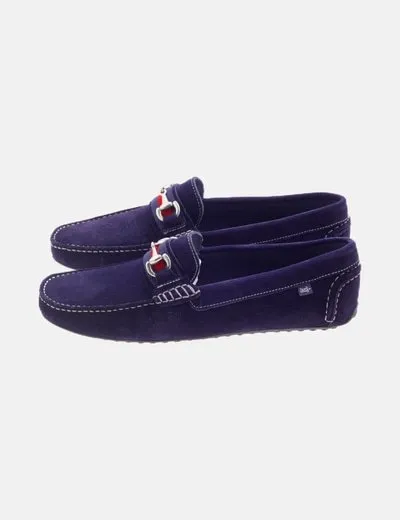SOLER & PASTOR Mocasín azul marino