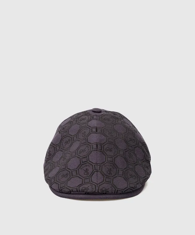 Stefano Ricci Baby cap in logo pattern