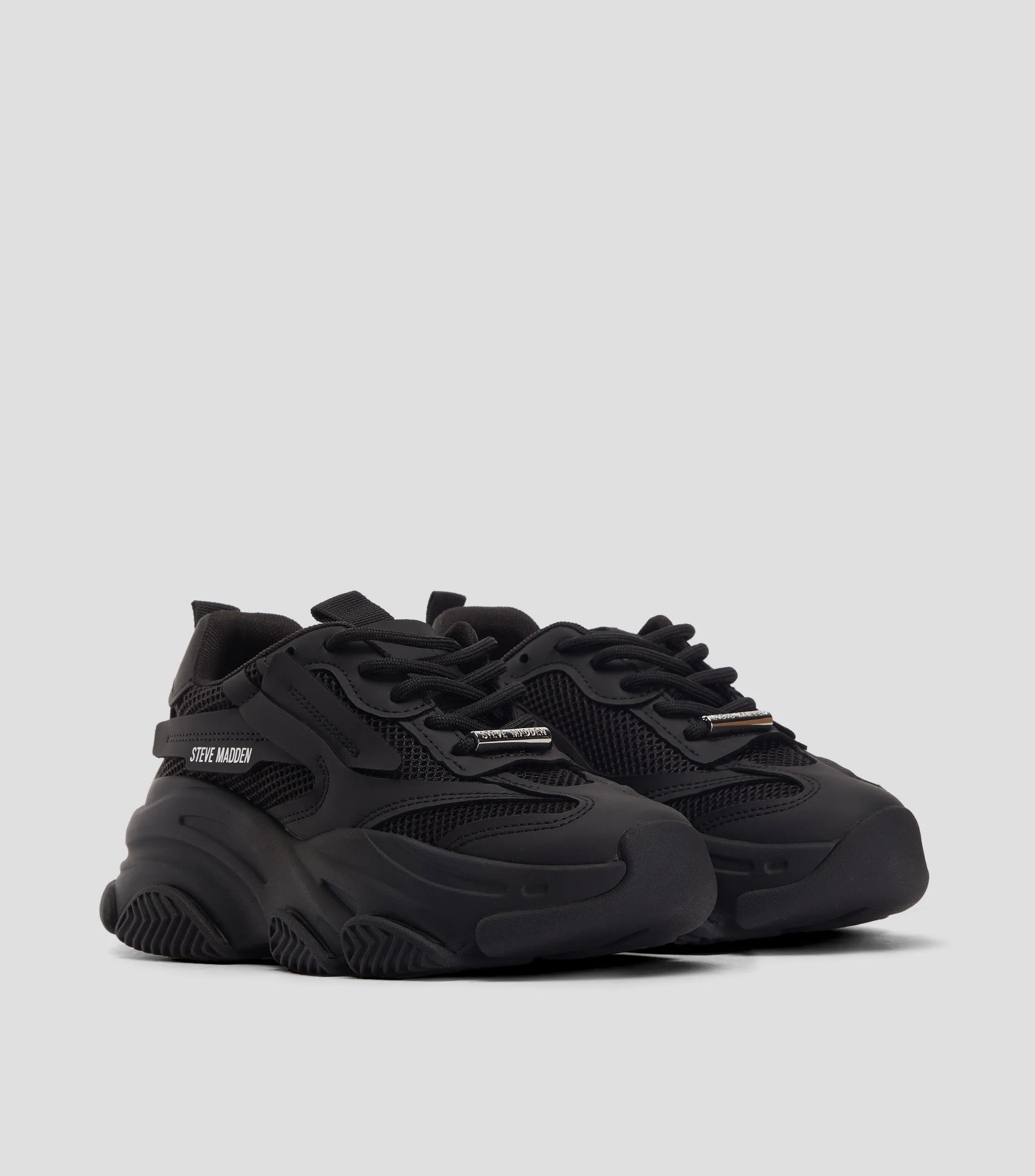 Steve Madden Tenis casuales negros Mujer