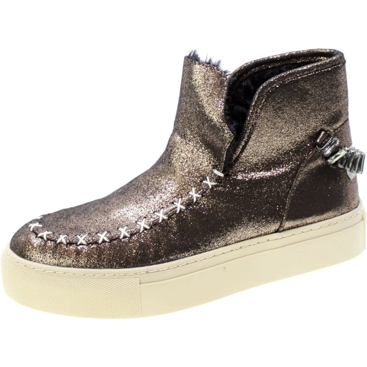 Stivaletto Donna Oro Eskimo Gbcdm2897
