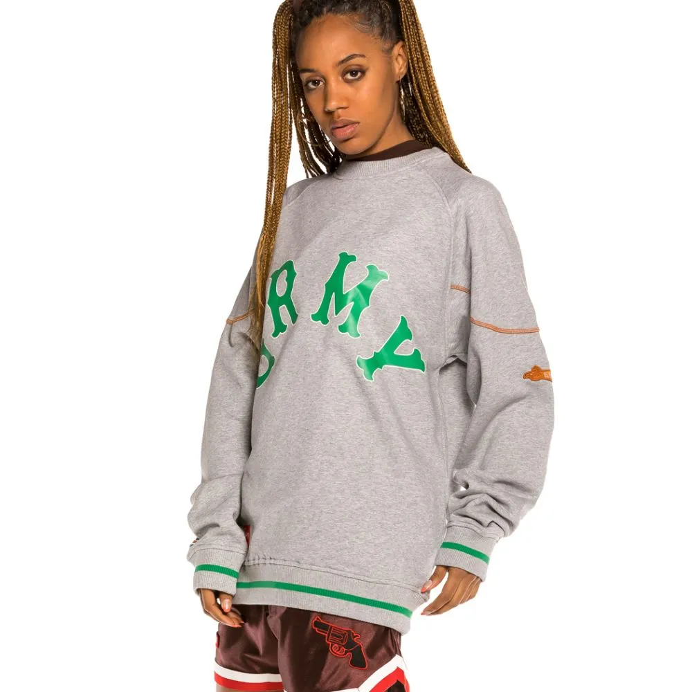 SUDADERA UNISEX GRIMEY "THE LOOT / EL BOTíN" CREWNECK  SPORT GREY | SPRING 21