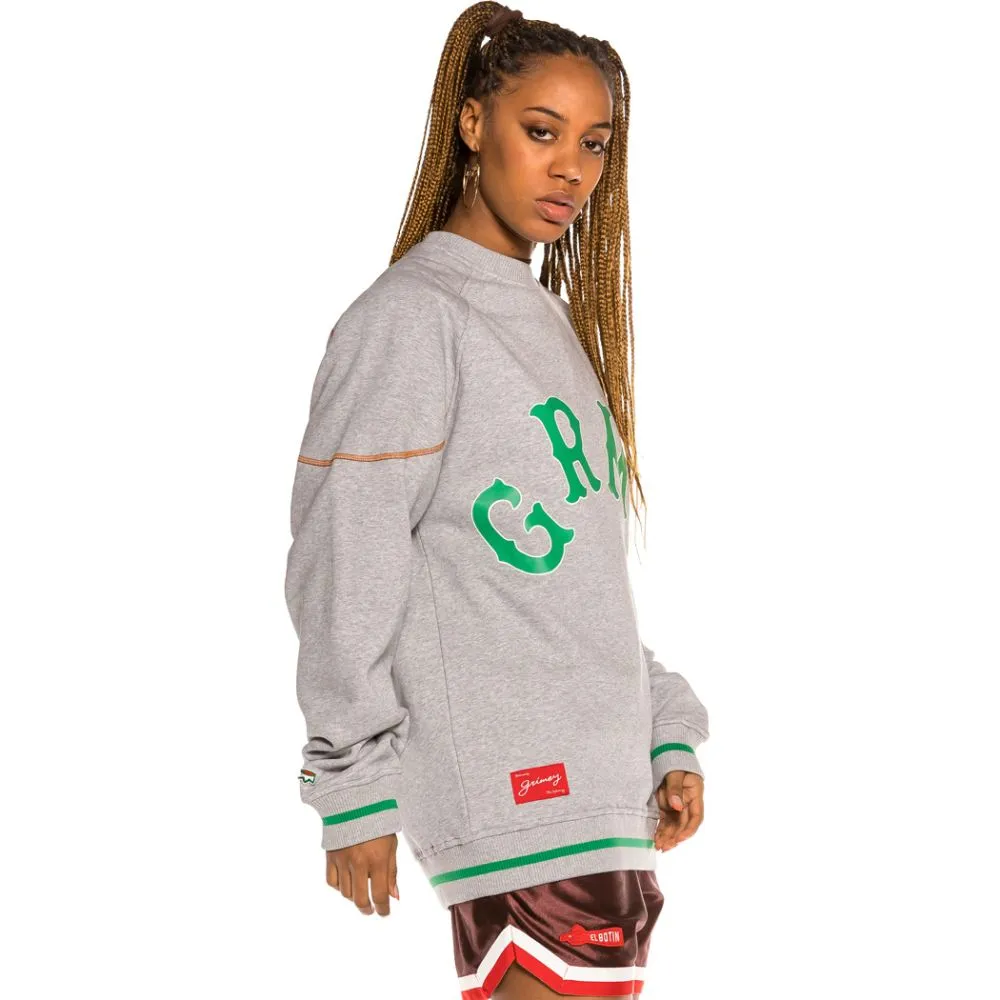 SUDADERA UNISEX GRIMEY "THE LOOT / EL BOTíN" CREWNECK  SPORT GREY | SPRING 21