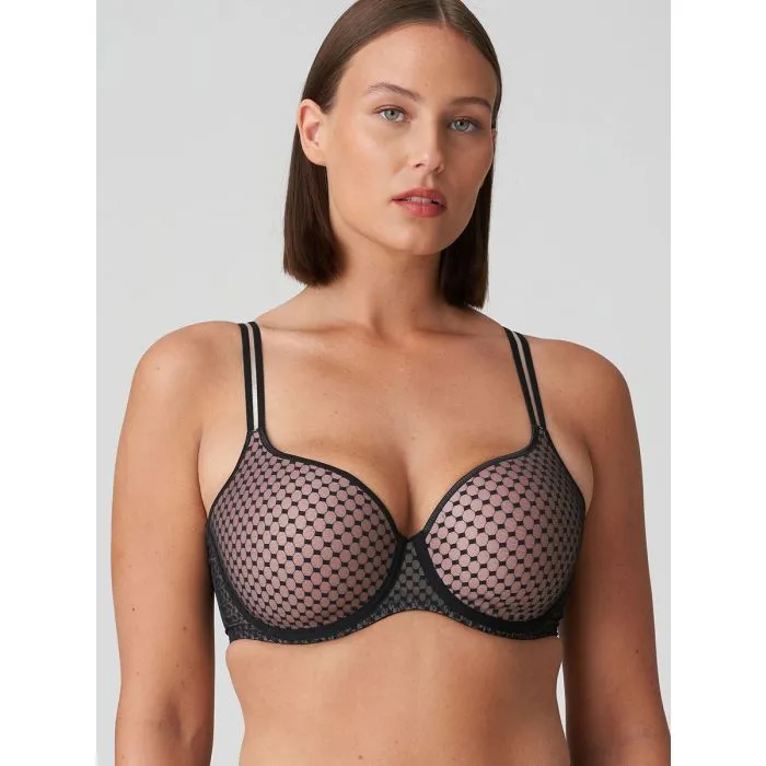 Sujetador Primadonna Twist Glass Beach corazon con foam 0242350 Negro