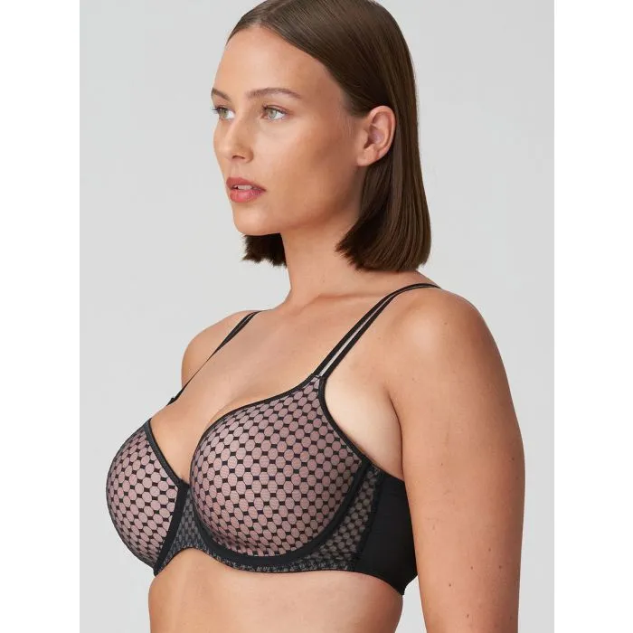 Sujetador Primadonna Twist Glass Beach corazon con foam 0242350 Negro