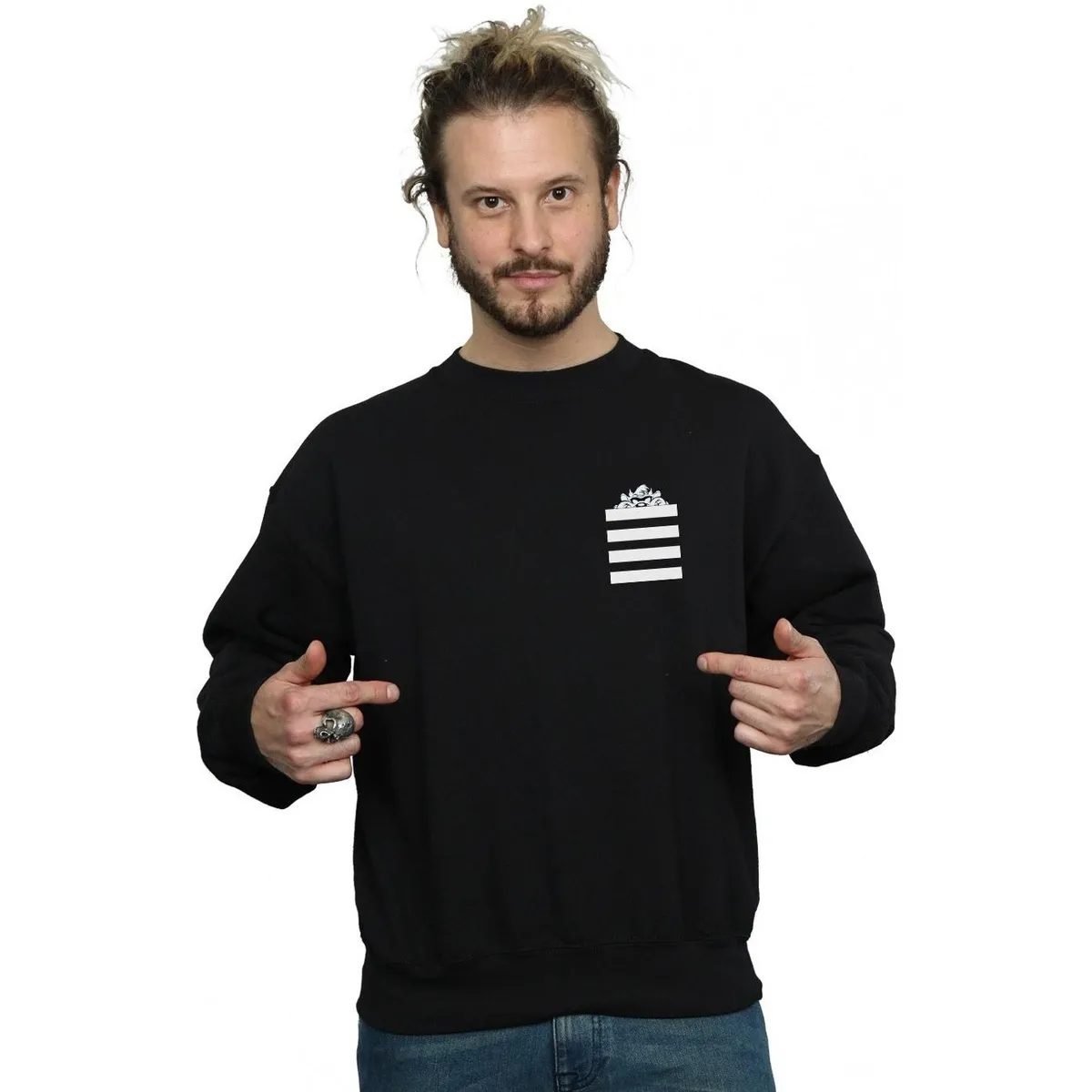 Taz Stripes Faux Pocket