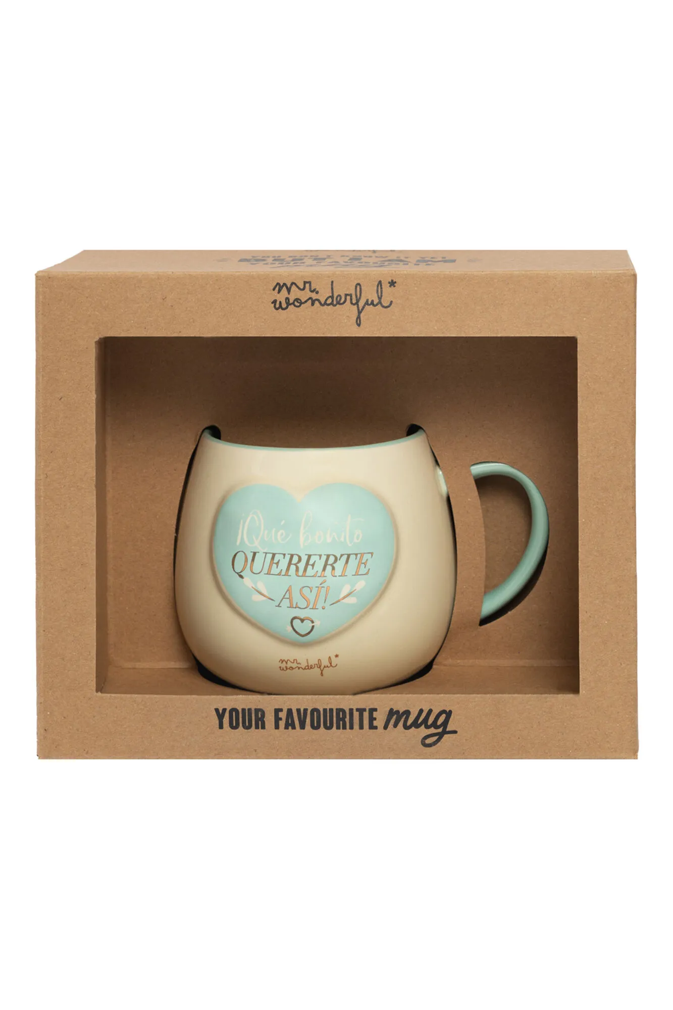 TAZA  &IEXCL;QU&EACUTE; BONITO QUERERTE AS&IACUTE;!