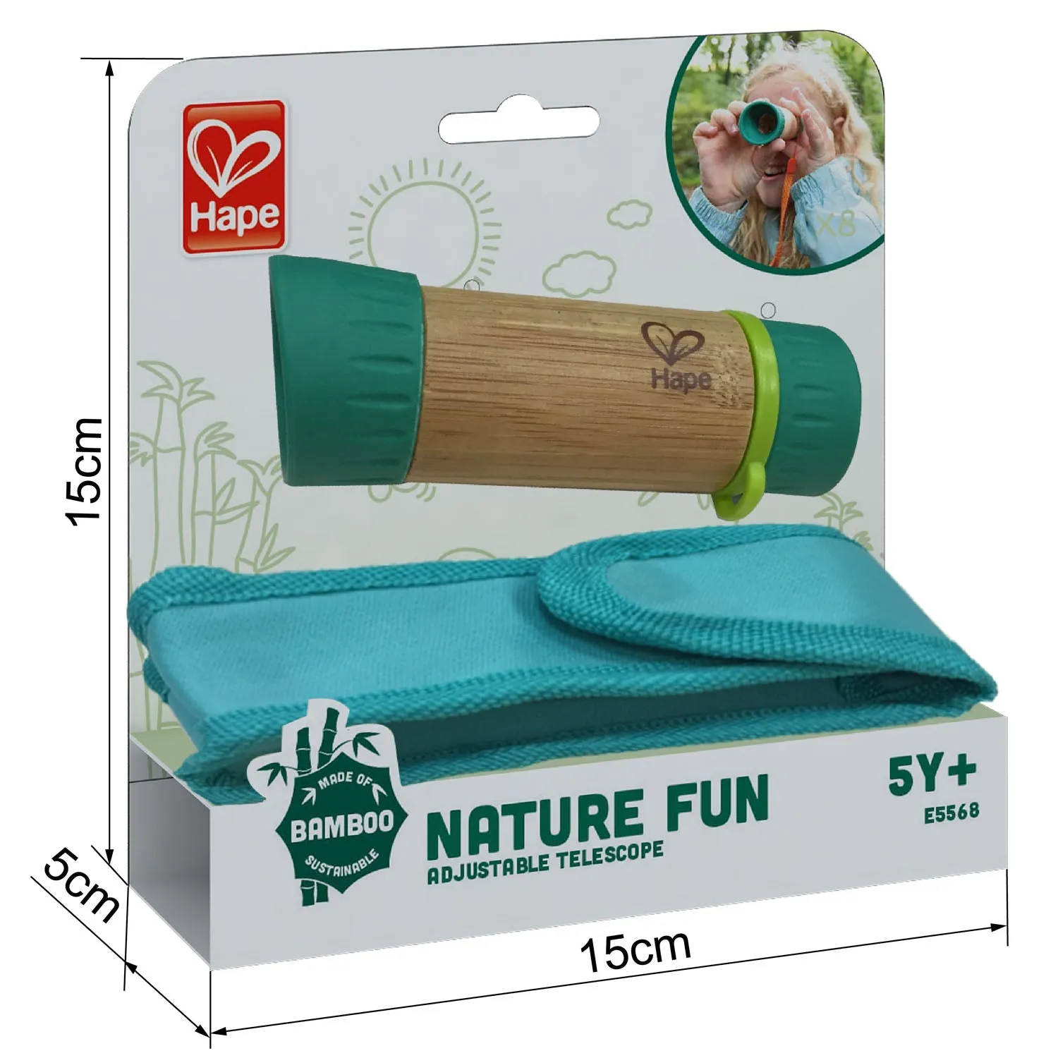 Telescopio para explorar la naturaleza