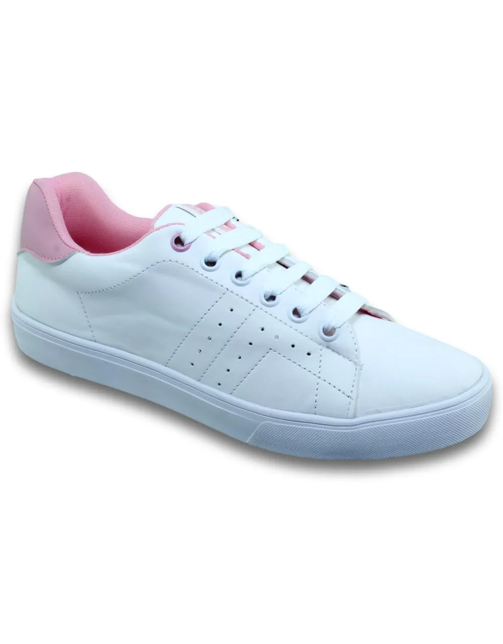 Tenis blancos escolares por mayoreo Mod. 5051