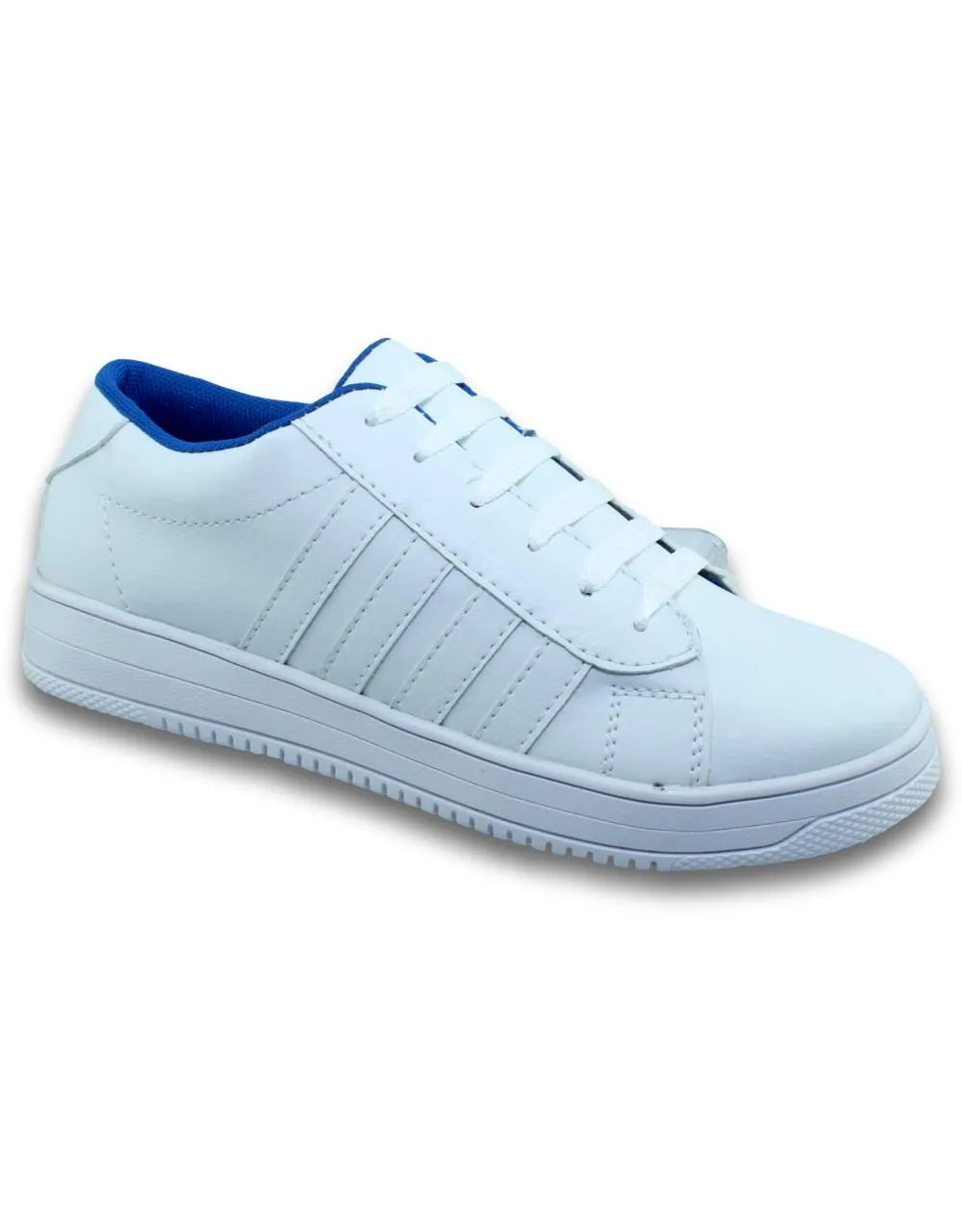 Tenis blancos sinteticos por mayoreo Mod. 5054