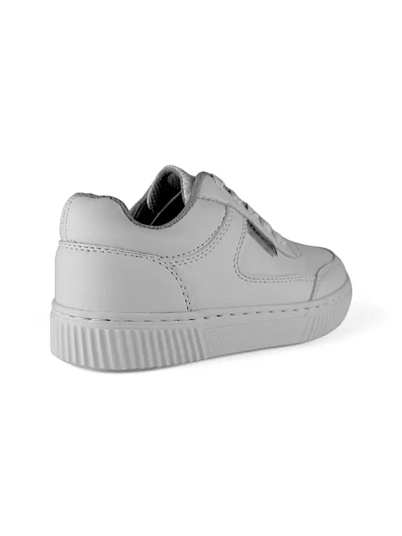 Tenis Colegiales Blancos Cordon Titinos