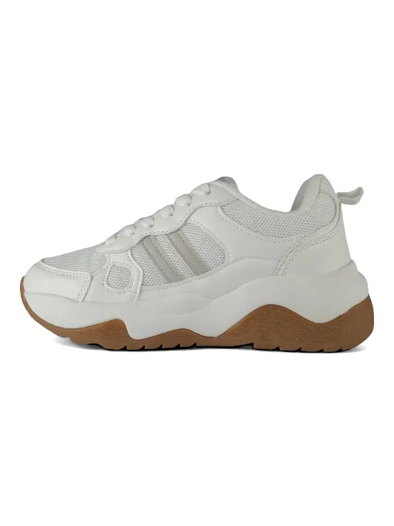 Tenis Colegiales Blancos Ivette Northstar