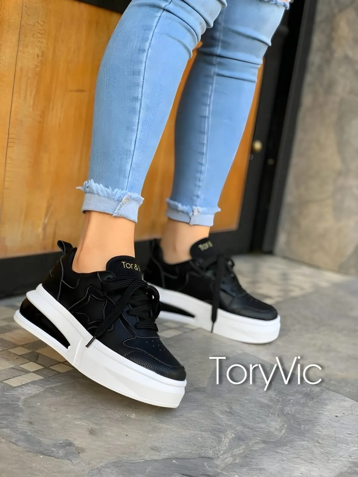 Tenis de mujer – Lisboa Negro