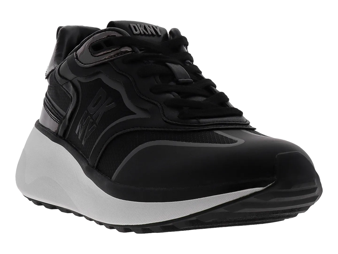 Tenis Dkny 24739  Negro Para Mujer