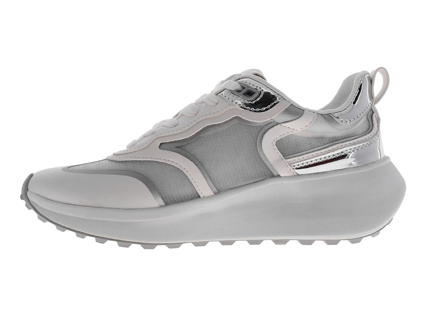 Tenis Dkny 24739  Plata Para Mujer
