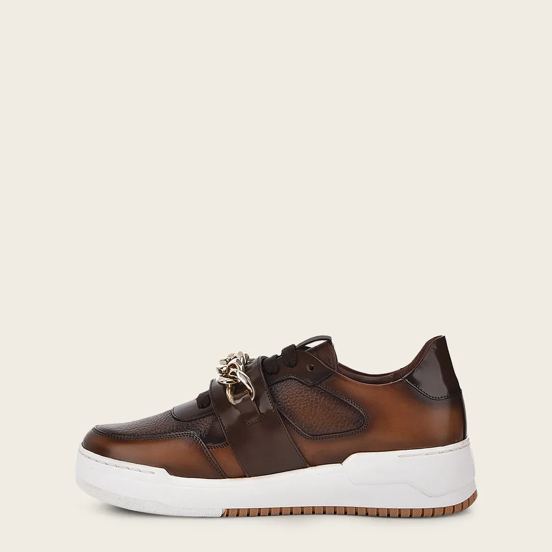 Tenis en piel genuina de venado para dama