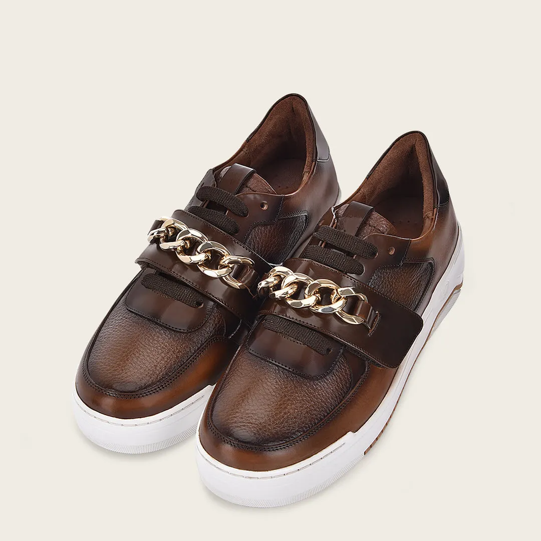 Tenis en piel genuina de venado para dama