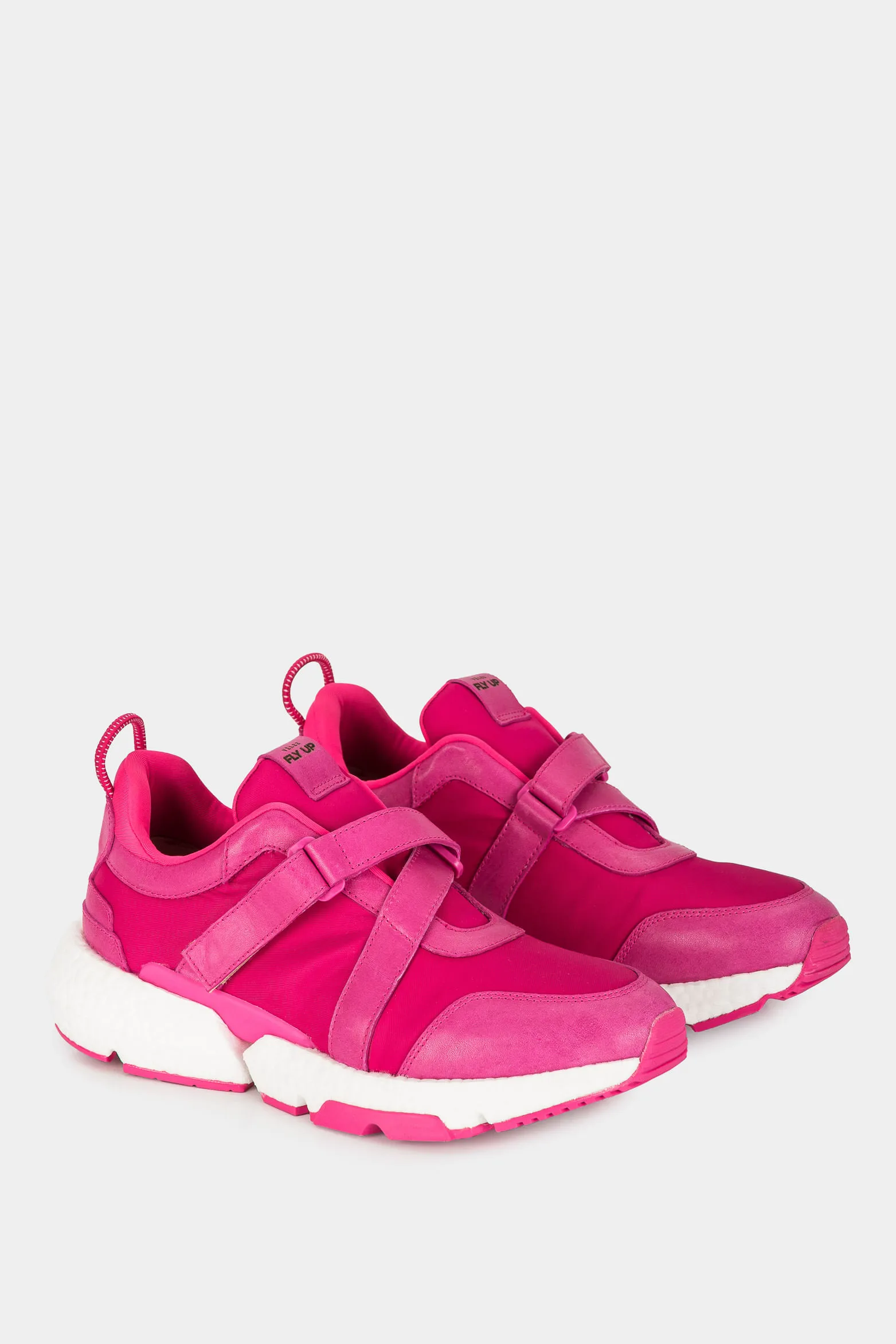 Tenis manzano de cuero y textil para mujer ajuste en velcro