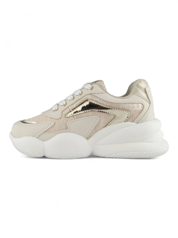 Tenis Niña Fashion Plataforma Champana