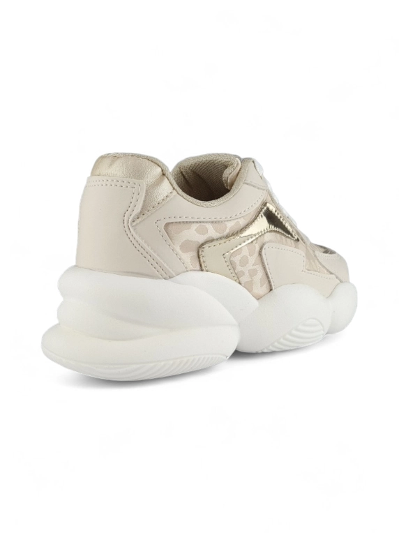 Tenis Niña Fashion Plataforma Champana