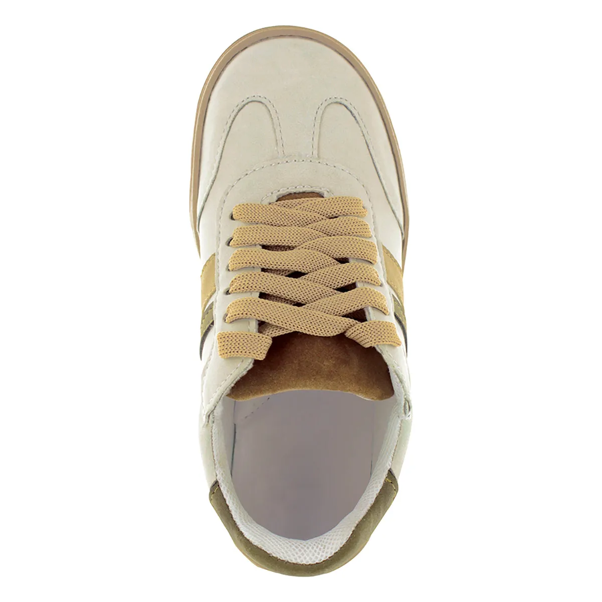 Tenis Para Nio Color Paja
