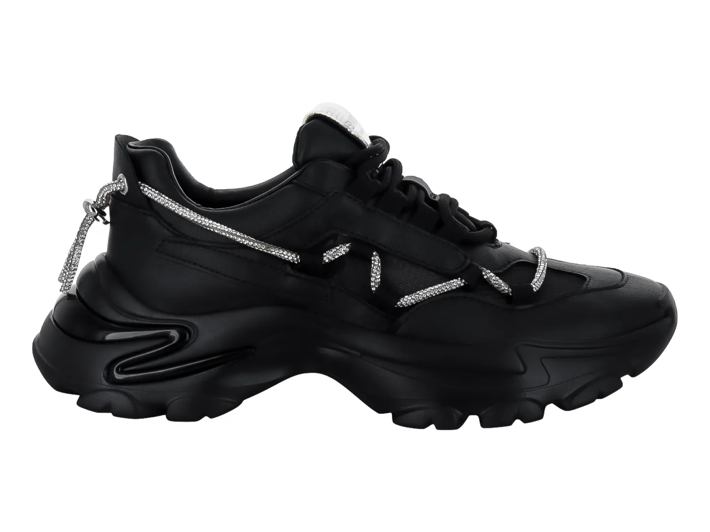 Tenis Steve Madden Miracl Negro Para Mujer