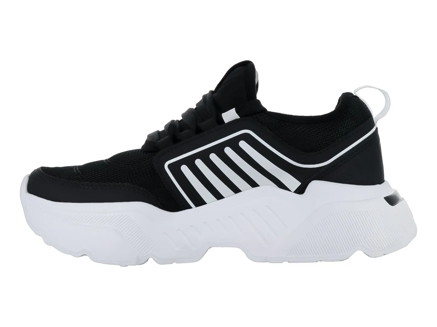 Tenis Thentic 5604 Negro Para Mujer