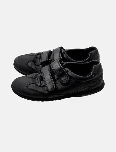 Tex Zapato negro velcro