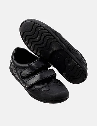 Tex Zapato negro velcro
